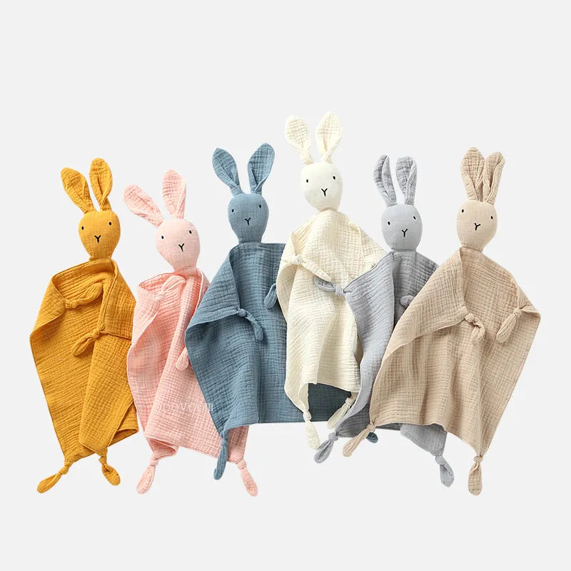 Snuggle Bunny Mini Muslin Blanket Pal