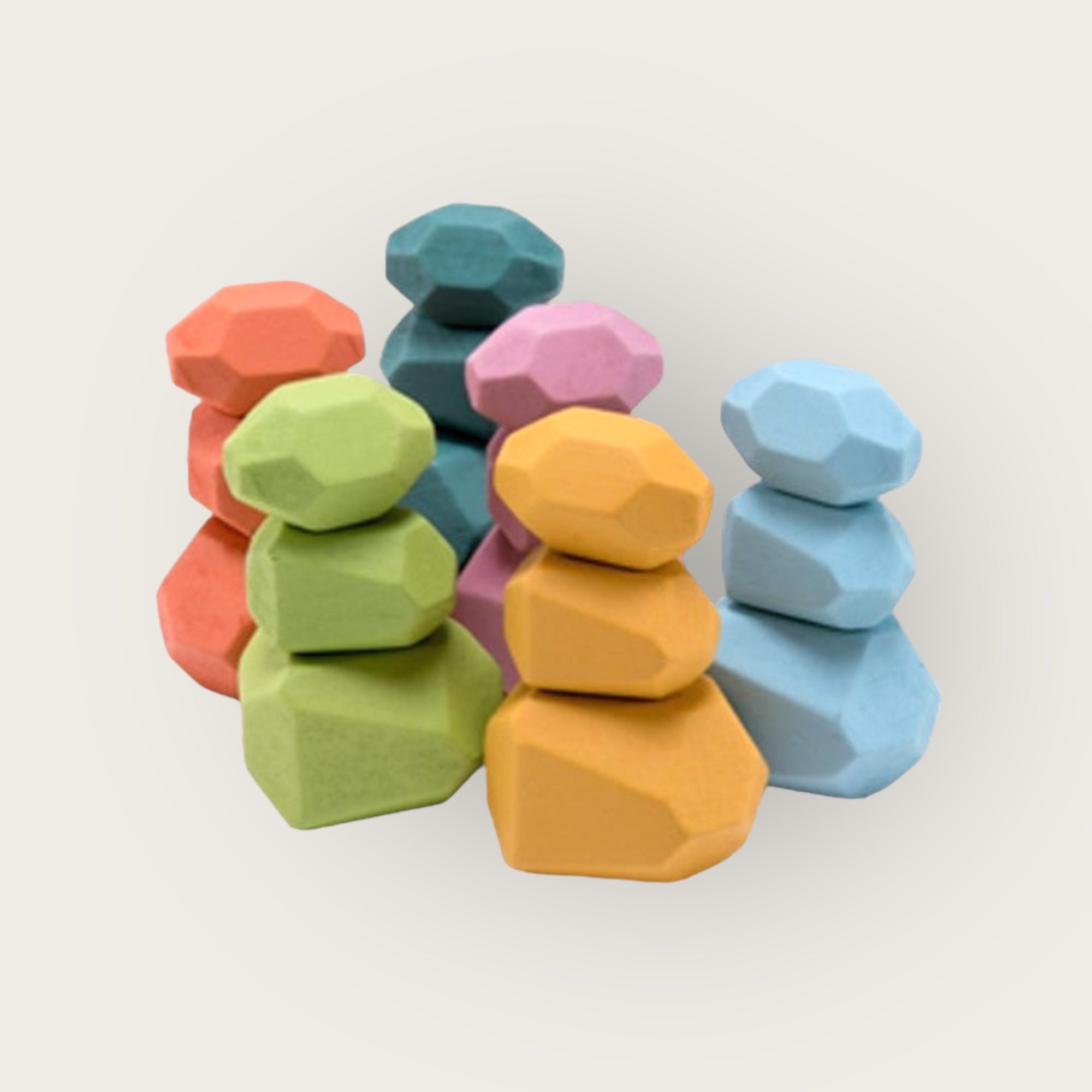 Wooden Stacking Stones - 18 piece
