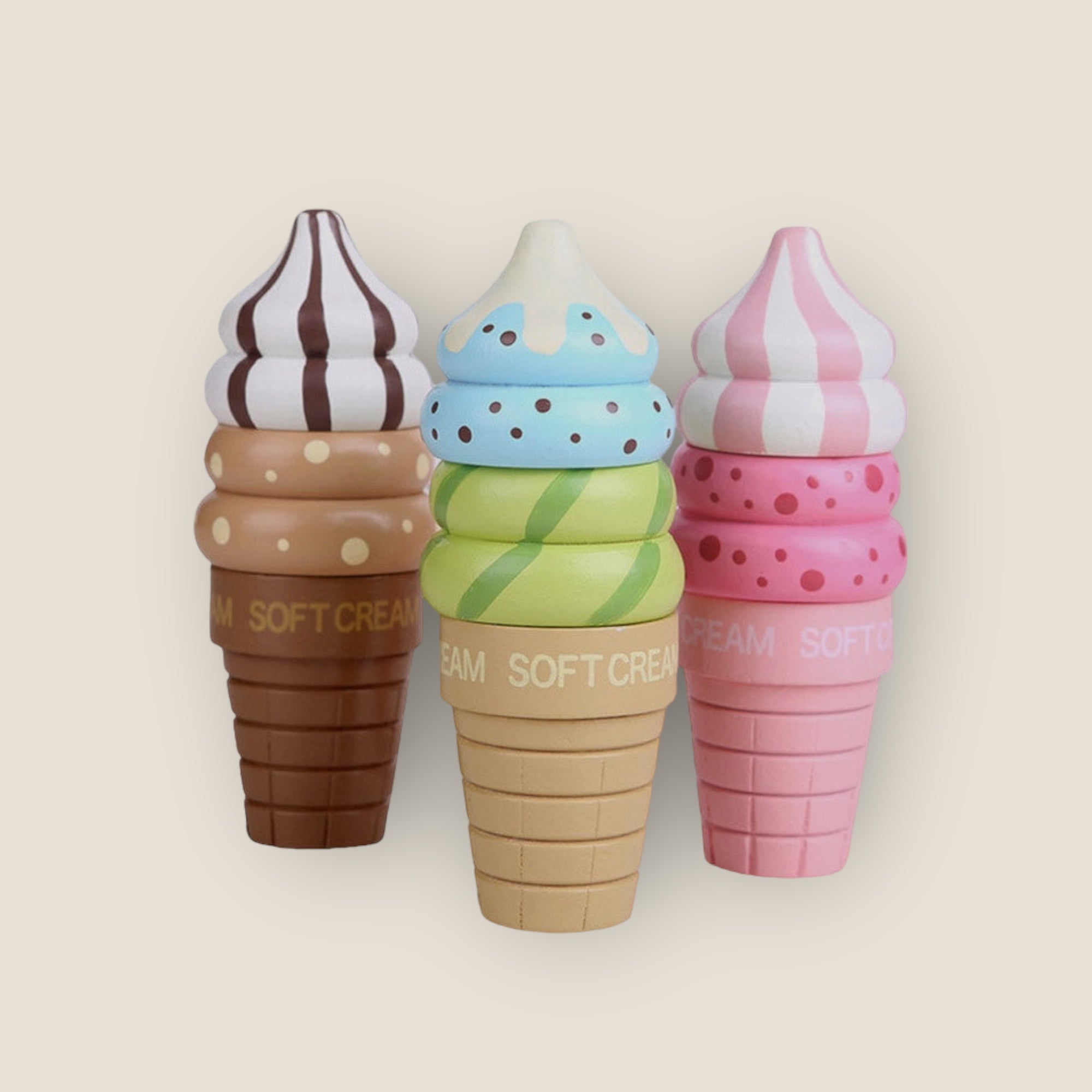 Landry Wooden Ice Cream Cone Toy