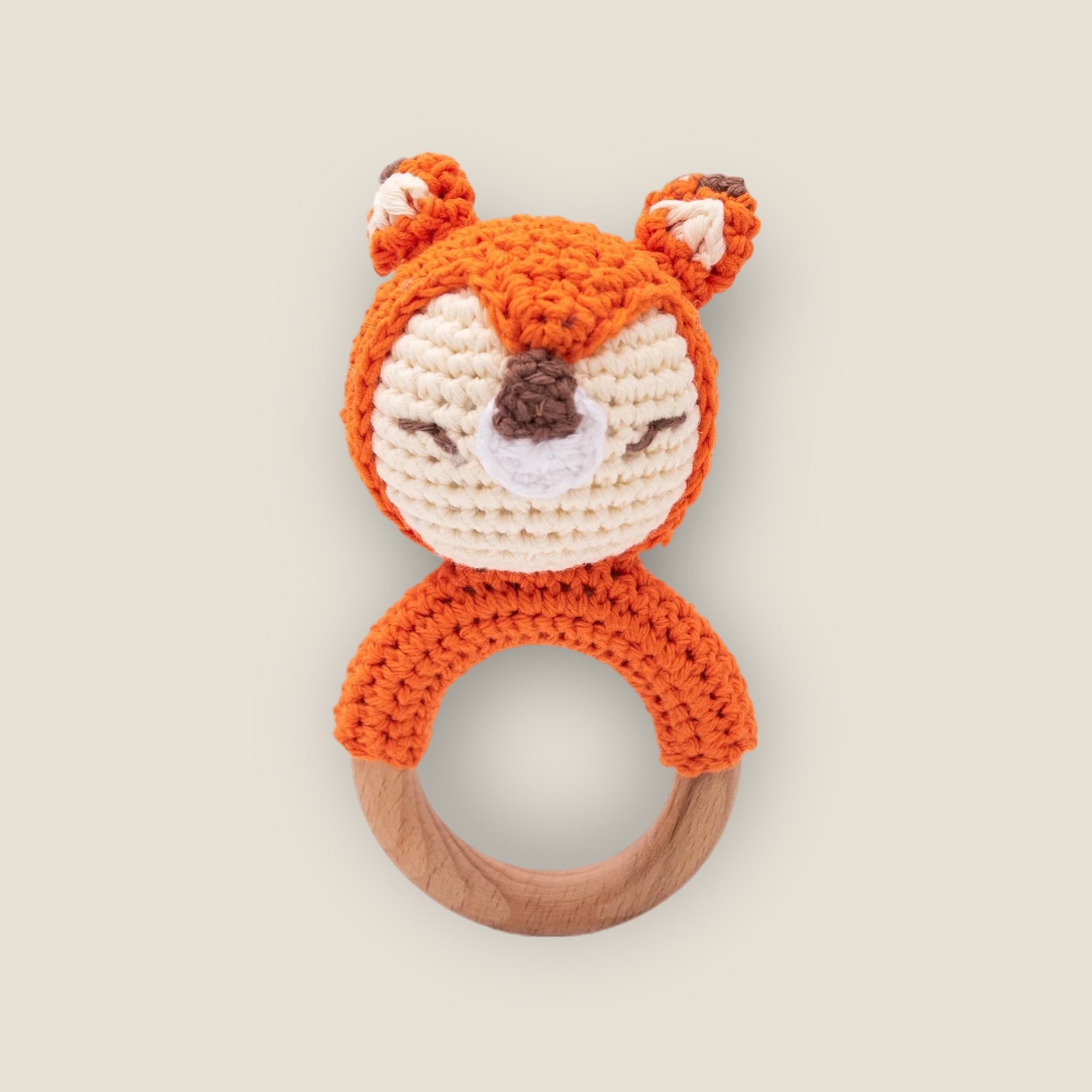 Elsa the Fox | Crochet Baby Rattle