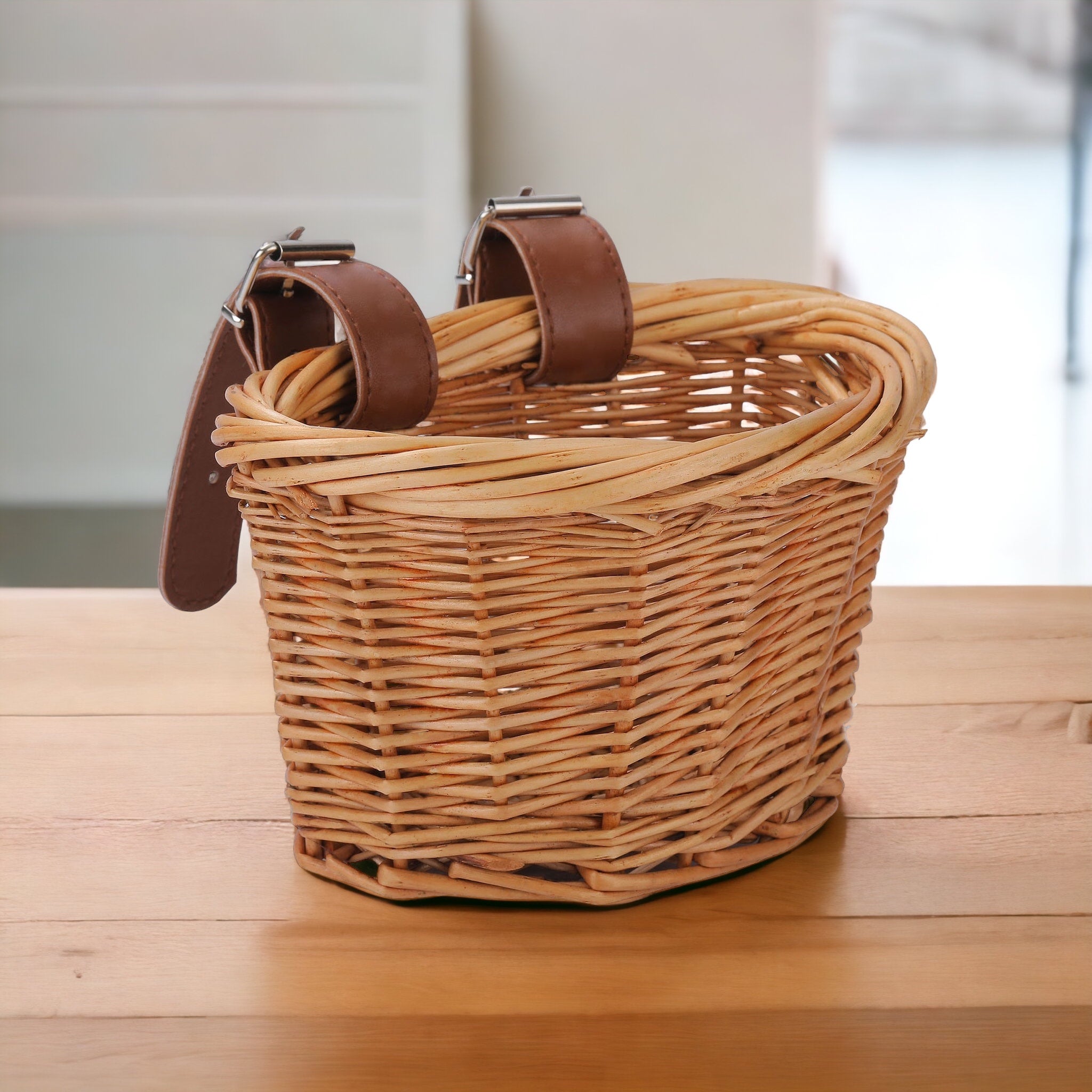 Wicker Bicycle Basket