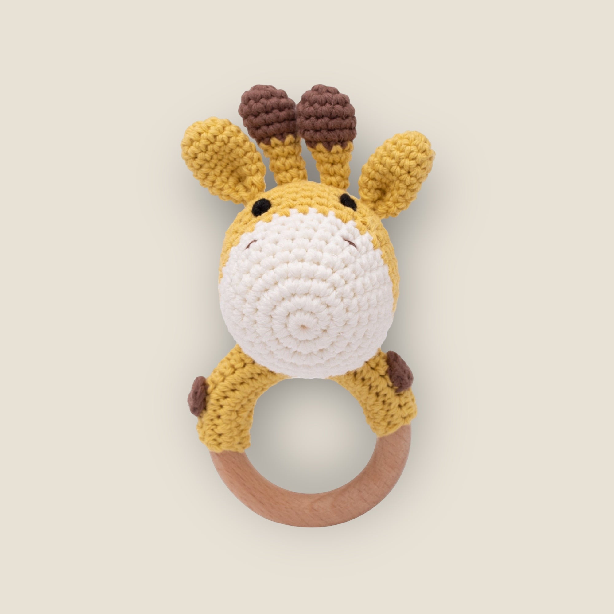 Gerald the Giraffe | Crochet Baby Rattle